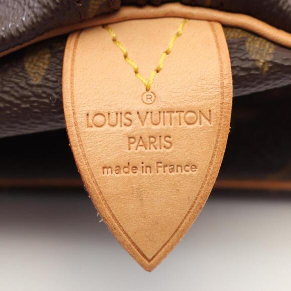 LOUIS VUITTON Brown Monogram Leather Boston Bag - Picture 4 of 10